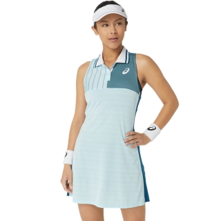 WOMEN S MATCH DRESS Aquamarine Dresses Skirts ASICS