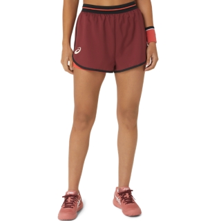 WOMEN'S MATCH SHORT, Antique Red, Shorts & Pants