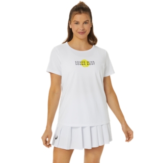 WOMEN'S CLASSIC GRAPHIC TEE, Brilliant White, T-Shirts & Tops