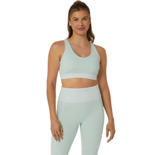 Asics, Intimates & Sleepwear, Asics Nwt White Yellow Halterneck Sports Bra  S