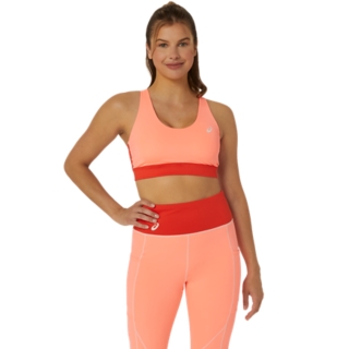 Asics Strappy Crossback Sports Bra orange Women’s size small