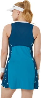 WOMEN'S MATCH DRESS, Teal Blue