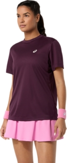 COURT SS TOP, Dark Aubergine 3