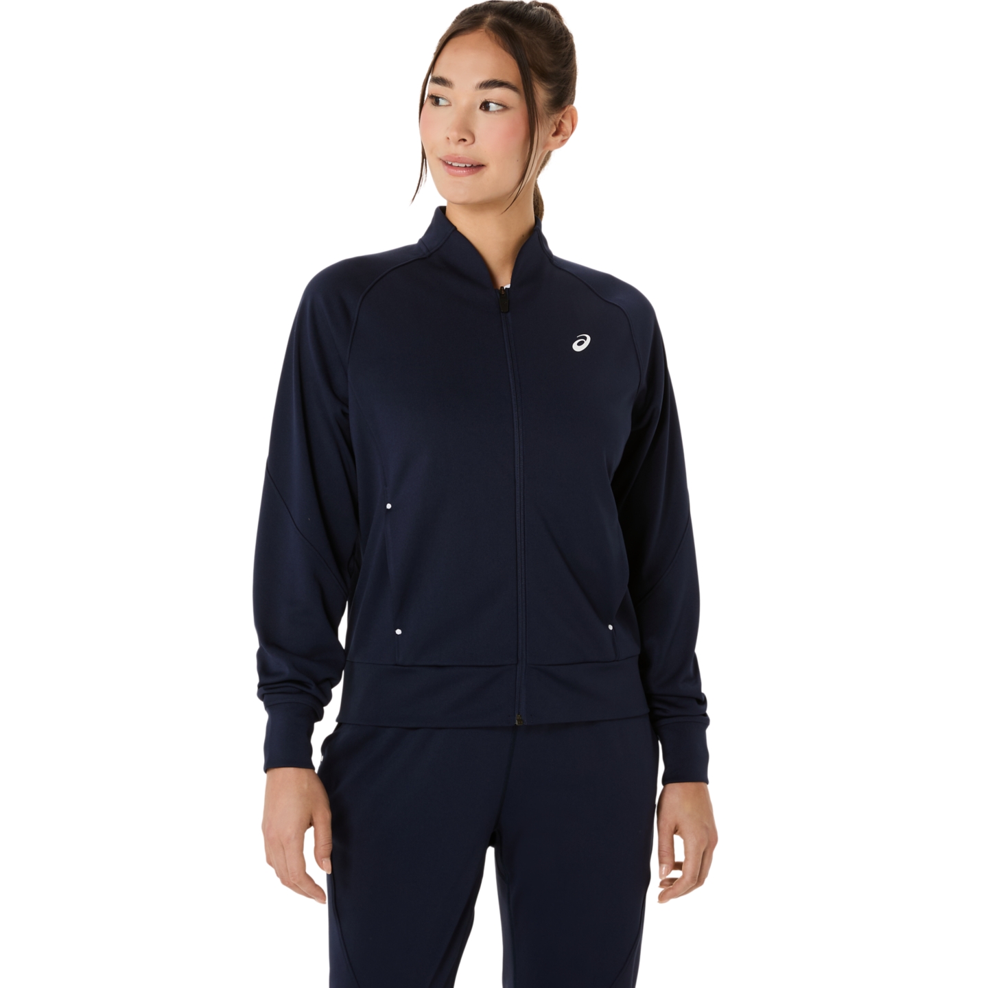 Женская куртка ASICS Court Warm-Up, цвет: Тёмно-синий — фото 1