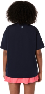 ウイメンズグラフィック半袖シャツ, ミッドナイト 2