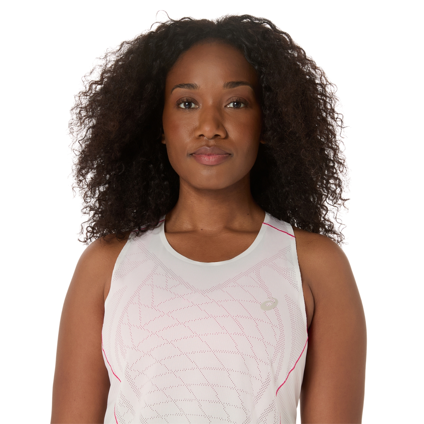 Женский топ ASICS Match Actibreeze Tank, цвет: Кремовый — фото 3