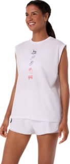 アシックス公式] ウイメンズグラフィックシャツ | Tシャツ・ポロシャツ