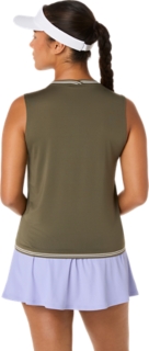 GAME SLEEVELESS TOP, Dark Olive 2