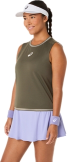 GAME SLEEVELESS TOP, Dark Olive 3