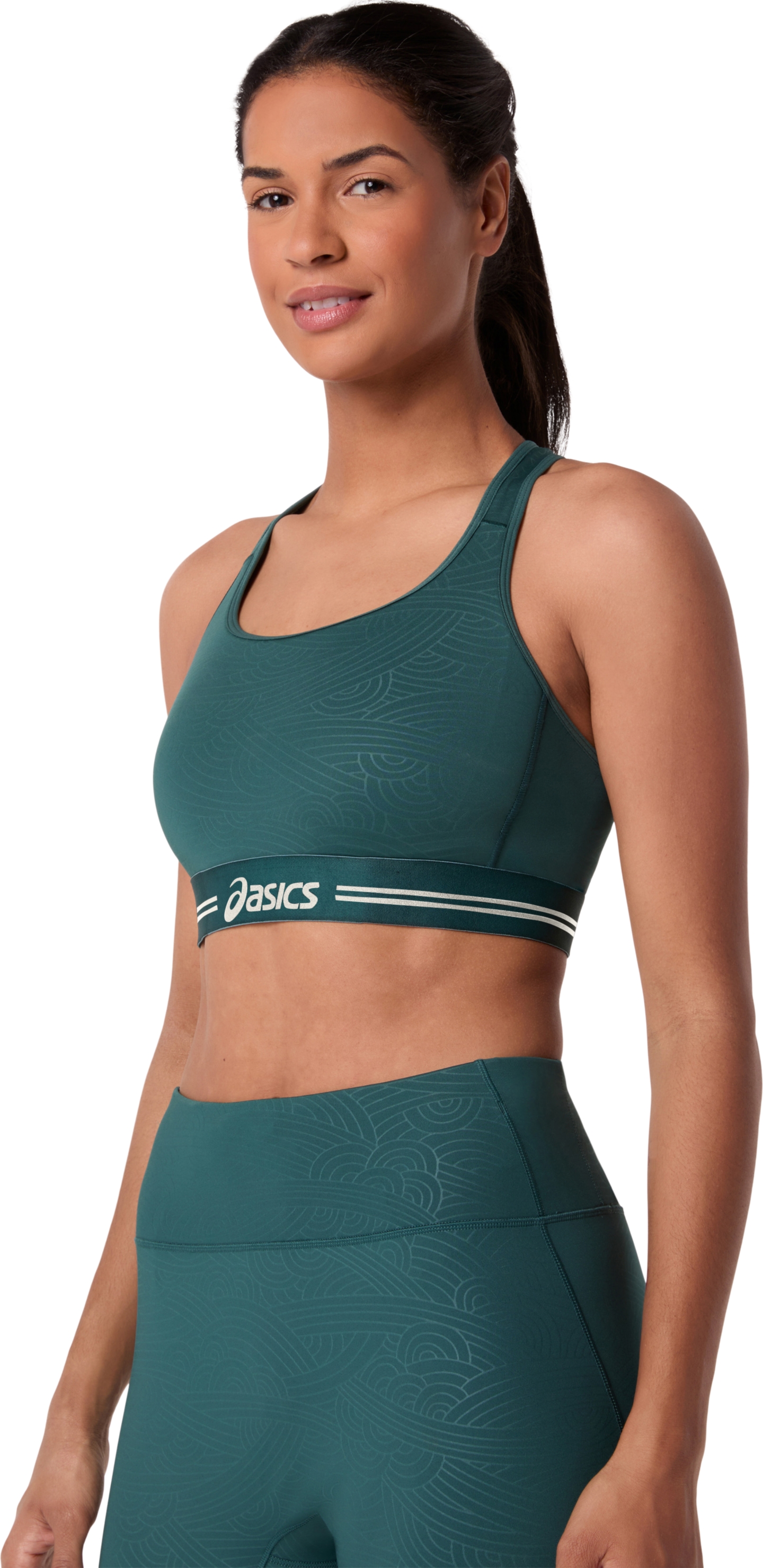 Женские спортивные бра ASICS Game Compression Bra, цвет: Dark Neptune — фото 3