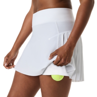 Image 5 of 9 of Women's BRILLIANT WHITE MATCH PLEAT SKIRT Women's Skirts