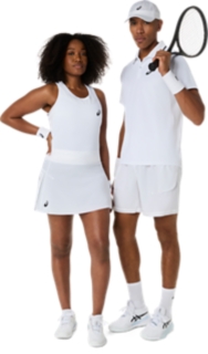 Image 9 of 9 of Women's BRILLIANT WHITE MATCH PLEAT SKIRT Women's Skirts