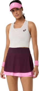 Alternative image view of MATCH JACQUARD CROP TOP,  SOFT OAT