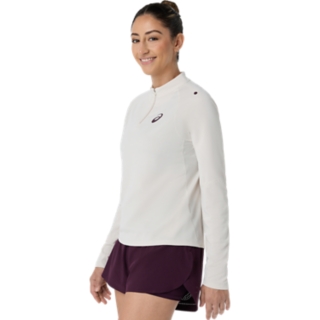 MATCH 1/2 ZIP LS TOP, Soft Oat 3