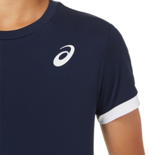 Asics t cheap shirt junior bleu