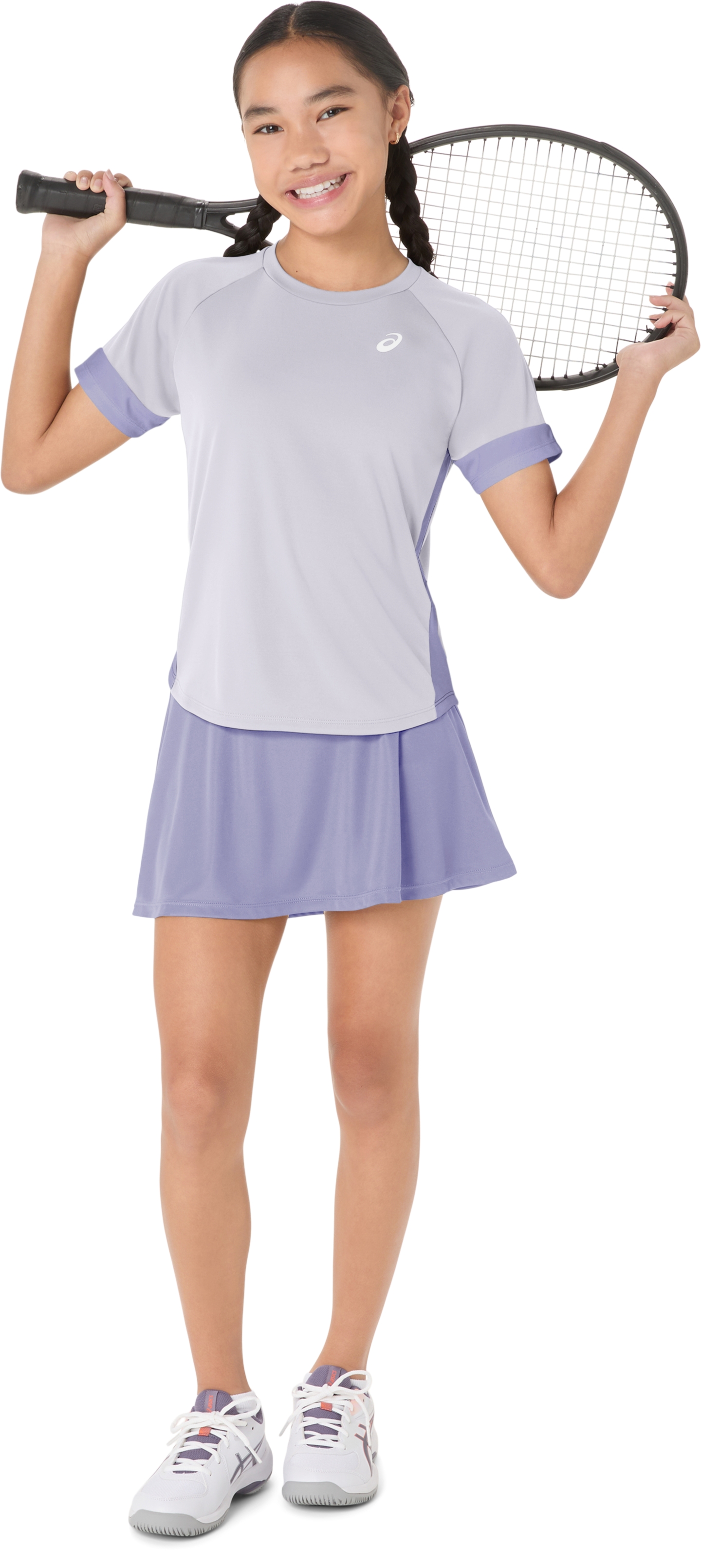 Юбка-шорты ASICS Tennis Skort для девочек, цвет: Bluebell — фото 7