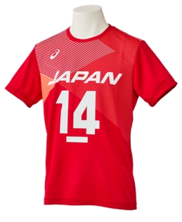 VB男子日本代表 応援Tシャツ | VレッドxB | メンズ Tシャツ