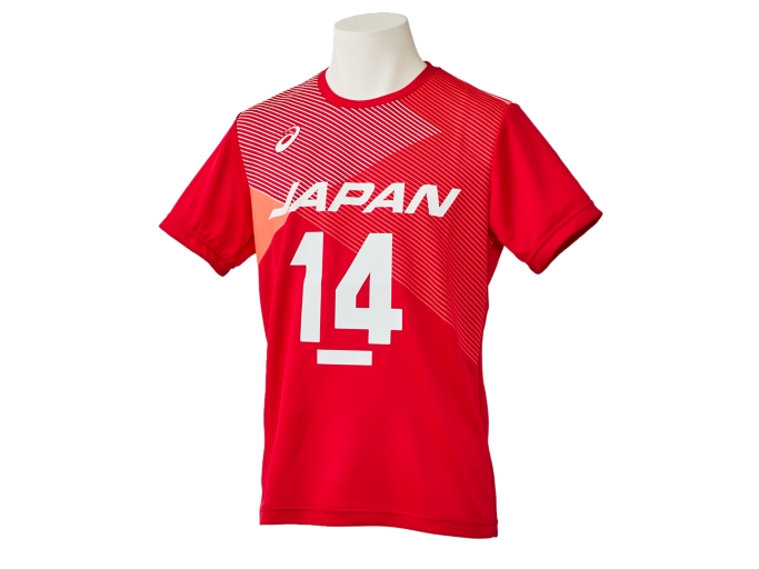 VB男子日本代表 応援Tシャツ | VレッドxB | メンズ Tシャツ・ポロシャツ【ASICS公式】