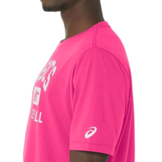 ASICS TEE Unisex Short | | | VOLLEYBALL GRAPHIC Sleeve ASICS UNISEX Shirts Pink Hot