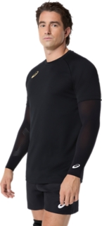 プラクティス半袖シャツ(背面プリント), パフォーマンスブラック 3