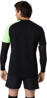 プラクティス半袖シャツ(肩口プリント), パフォーマンスブラック 2