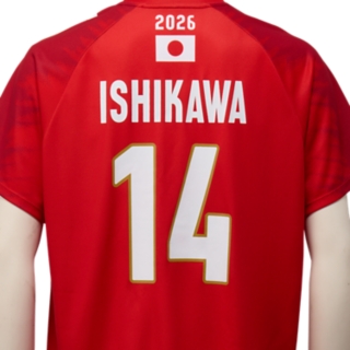 2026 バレーボール男子日本代表レプリカTシャツ | V Red | 【ASICS公式】