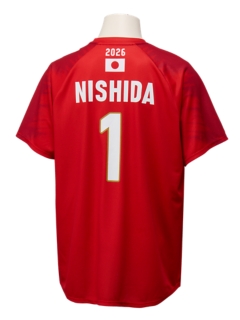 2026 バレーボール男子日本代表レプリカTシャツ | V Red | 【ASICS公式】