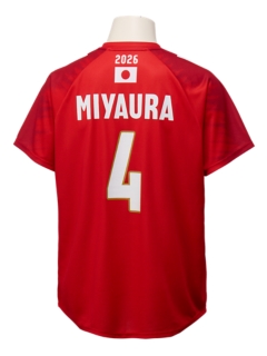 2026 バレーボール男子日本代表レプリカTシャツ | V Red | 【ASICS公式】