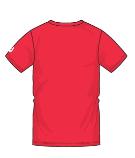 バレーボール男子日本代表選手キャラクターTシャツ, V Red 2