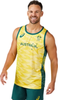 TEAM AUSTRALIA OLYMPIC REPLICA BASKETBALL SINGLET, Image 3 of 17