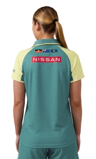 AUSTRALIAN DIAMONDS TRAVEL POLO SHORT SLEEVE, Atlantis Blue 2