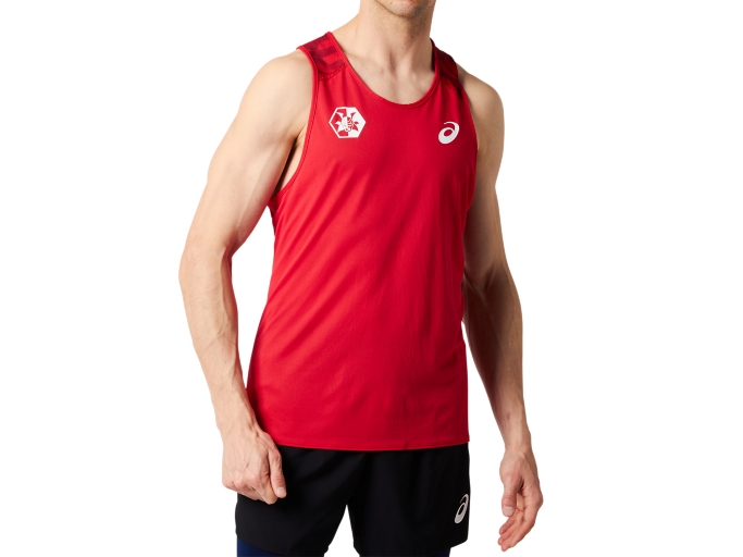 アシックス・レジット シングレット (ASICS LEGIT) [赤青セット