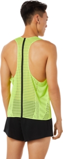 MEN'S ACTIBREEZE SINGLET, Hazard Green, Sleeveless Shirts