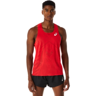 Camiseta ASICS manga larga Roja - En tienda online deportiva Running