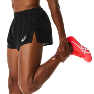 Men's SILVER SPLIT SHORT, Performance Black, Shorts