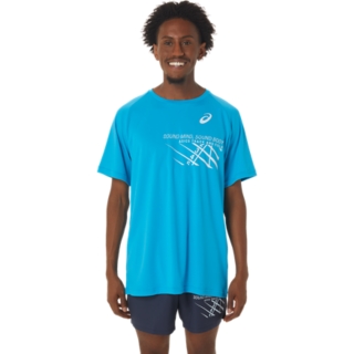 MEN'S FINISH LINE GRAPHIC SHORT SLEEVE TOP | Island Blue | T