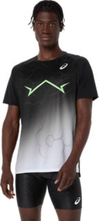 LIGHT KNIT SHORT SLEEVE TOP, Performance Black 1