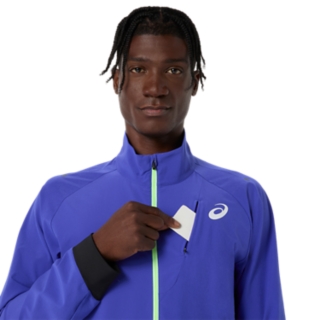 ハイブリッドストレッチウーブンジャケット | コバルトバースト