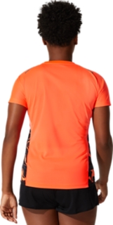 WOMEN'S LIGHT SHORT SLEEVE TOP, Flash Coral 2