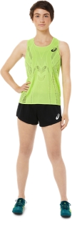 WOMEN'S ACTIBREEZE SINGLET | Sunrise Red/Safety Yellow | T