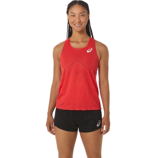 Asics Women's New Strong Repurposed Run Singlet Apparel, M, Multicolored :  Target