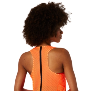 Newline WOMEN'S ATHLETIC RUNNING SINGLET - ORANGE TIGER