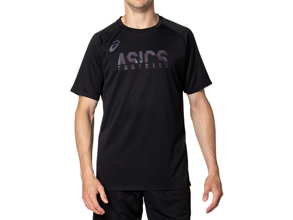 プリントショートスリーブトップ | パフォーマンスブラック | メンズ Tシャツ・ポロシャツ【ASICS公式通販】