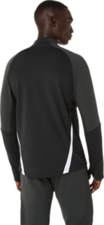 ハーフジップニットシャツ, パフォーマンスブラック 2