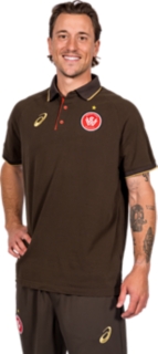 WESTERN SYDNEY WANDERERS TEAM POLO, Black Coffee 3