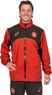 WESTERN SYDNEY WANDERERS TRACK JACKET, Spice Latte 1