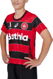 WESTERN SYDNEY WANDERERS HOME JERSEY YOUTH, Samurai Red 3