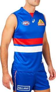 Men's WESTERN BULLDOGS INDIGENOUS REPLICA GUERNSEY, Electric Blue, Mens  AFL Clothing