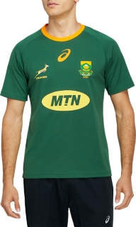 Alternative image view of SB HOME FAN TEE M, OAK GREEN