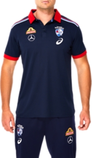 WESTERN BULLDOGS REPLICA MEDIA POLO, Image 1 of 9